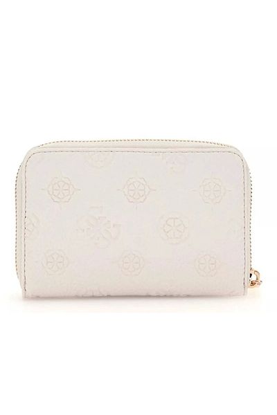 Guess Cresıdia Slg Medium Zip γύρω από γυναικείο λευκό πορτοφόλι Swpg9349140-off