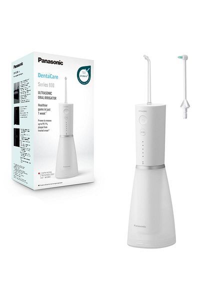 PANASONIC Panasonic Ultrasonic Oral Irrigator EW-DJ86-W503, 5 pressure levels, 1h quick charge