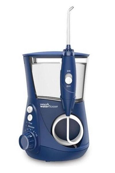 Waterpik Waterpik Aquarius WP-663 Oral Irrigator, 7 Heads, 2 Cleaning Modes, Timer (Blue)