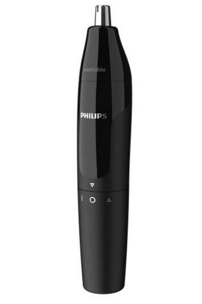 Philips Philips NT1620/15 Nose/Ear Trimmer, Battery, Washable, Wet and Dry Use (Black)