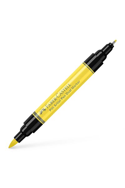 Faber Castell Pitt Artist Pen Dual Marker Light Glazed Yellow 104 Faber-Castell
