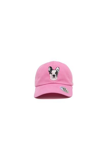 Trampoline French Bulldog Dog Embroidered Hat - Animal Figured Hat