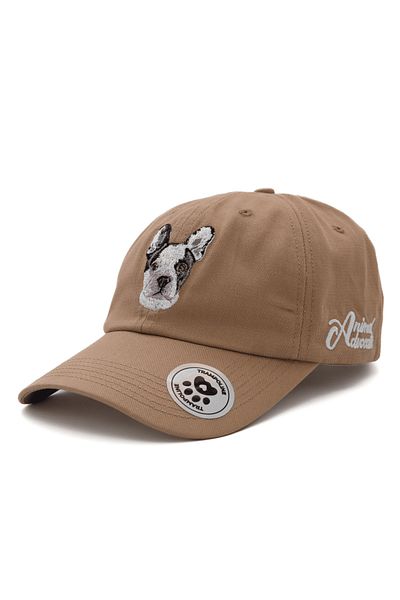 Trampoline French Bulldog Dog Embroidered Hat - Animal Figured Hat