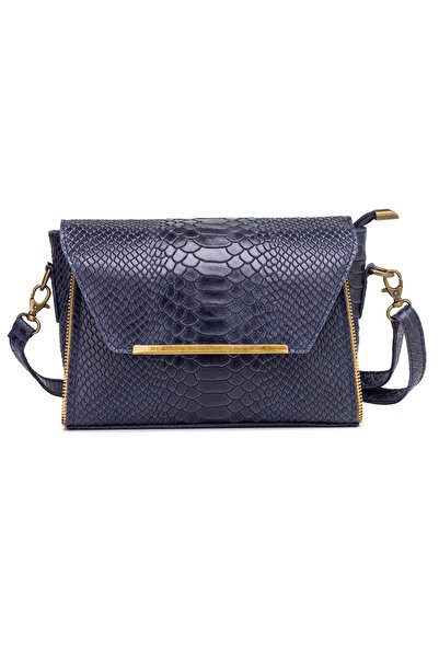 delis Дамска чанта Nita Gt1028, Естествена кожа, Светлосиня