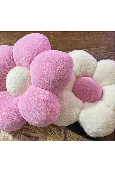 Özgüner Oyuncak Daisy Plush Throw Pillow 2 Pack Decorative and Soft Design