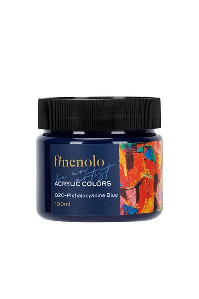 Deli Vopsea Acrilica 100ml Phthalo Blue Finenolo Deli