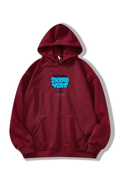RPT MODA Oversized Basic Sweatshirt with Extra Print Detail