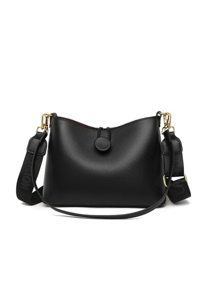 delis Geanta Dama , Anaxandra Gt2562, Piele Naturala, Negru