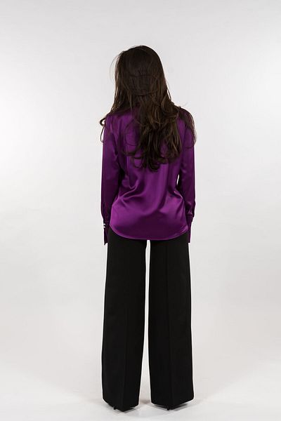 Gorgeaux Indigo Shirt and Black Pants Set Estersa - L(40)