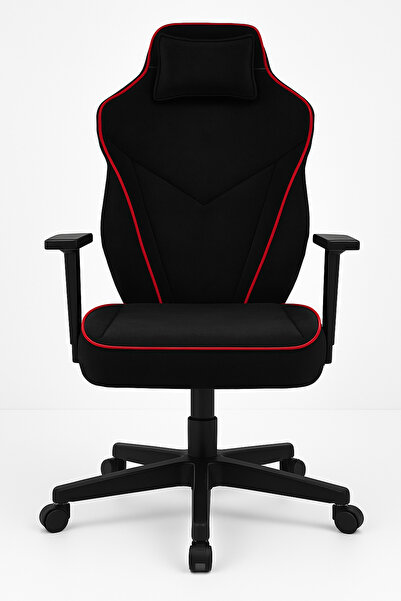 CAS Squid Ofis Ve Oyuncu Koltuğu Siyah Kırmızı
