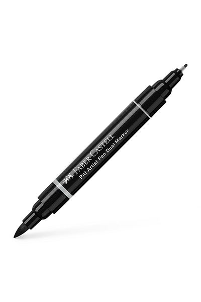 Faber Castell Pitt Artist Pen Dual Marker Black 199 Faber-Castell