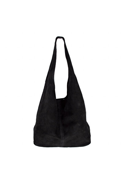 delis Geanta Dama Monica Gt1194, Piele Intoarsa, Negru