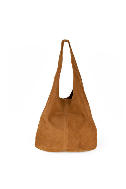 delis Γυναικεία Τσάντα Monica Gt1193, Σουέτ, Κονιάκ