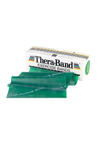 THERABAND Πράσινη ζώνη γυμναστικής Pilates Rubber 5,5 μέτρα