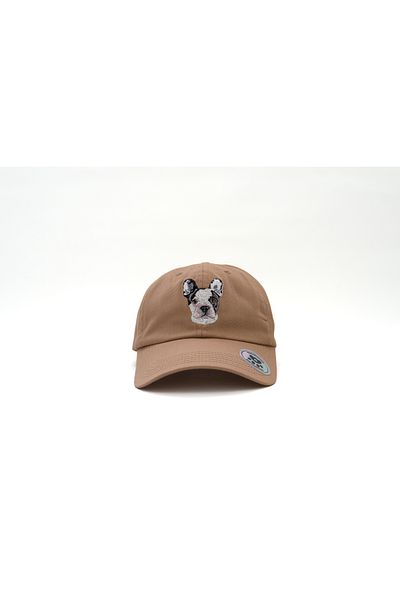 Trampoline French Bulldog Dog Embroidered Hat - Animal Figured Hat