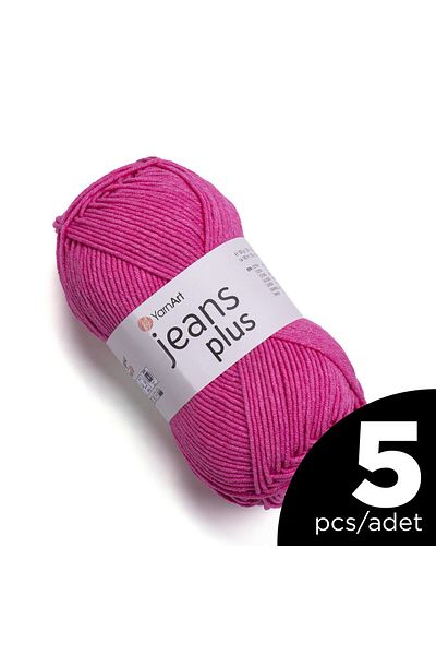 Yarnart ΣΚΕΛΟΣ ΠΛΕΚΤΟΣ JEANS PLUS - 42 - 5 ΤΕΜΑΧΙΑ
