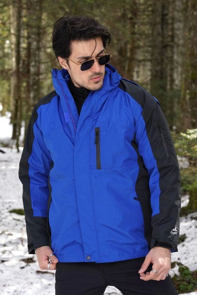 Fiyort Fy 162 Sogne 3-in-1 Waterproof Jacket Removable Fleece-Lined Breathabl...