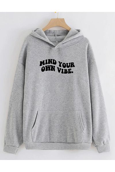 RPT MODA Oversized Basic Sweatshirt with Print Detail