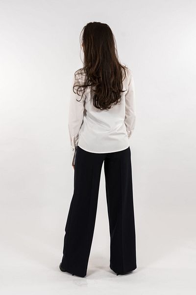Gorgeaux Office Suit White Shirt and Black Pants - 3XL(46)