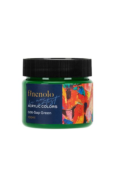 Deli Acrylic Paint 100ml Forest Green Finenolo Deli