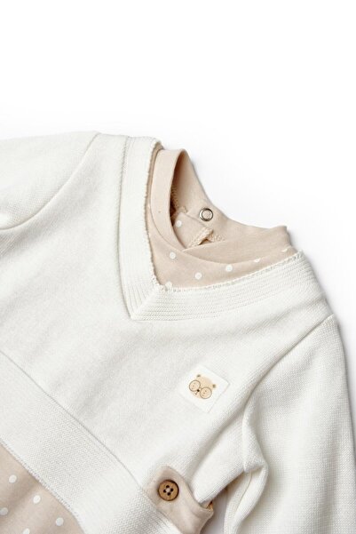 BabyCosy Organic Wear Elegant TeddyBear jumpsuit, BabyCosy, 100% organic cotton Size: 3-6 months