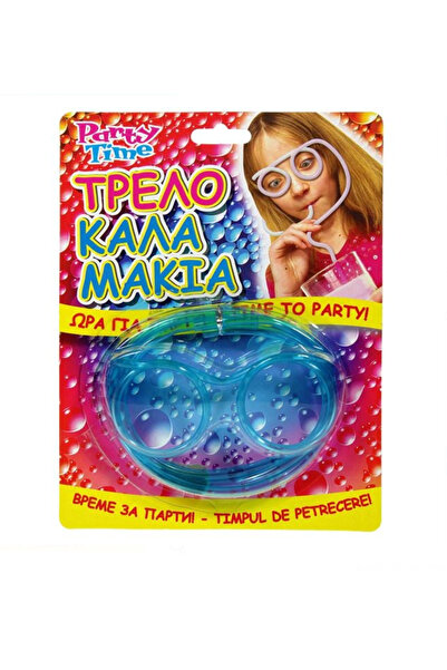 shop Gözlüklü Pipet Mavi-pipet Gözlük-parti-yılbaşı
