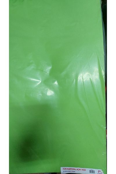 Yener Light Green Cardboard Background 50X70 120 Gr. 100 Pieces m 001958