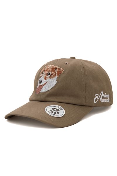 Trampoline Jack Russell Terrier Dog Embroidered Hat - Animal Figure Hat