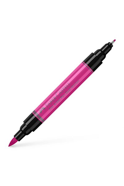 Faber Castell Pitt Artist Pen Dual Marker Medium Purple Pink 125 Faber-Castell