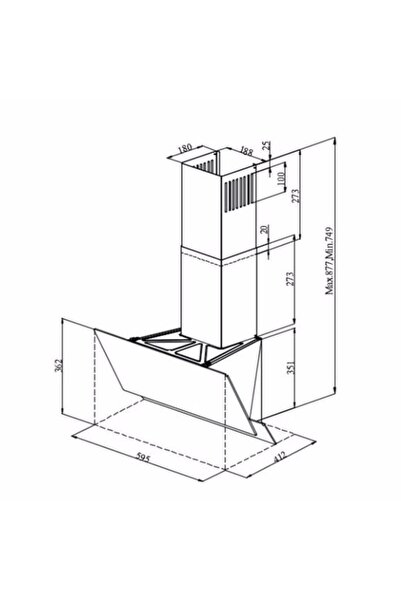 Uğur Uad 6011 Ba3dhd 60 Cm Beyaz Cam Duvar Tipi Ankastre Davlumbaz
