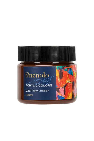 Deli Vopsea Acrilica 100ml Burnt Brown Finenolo Deli