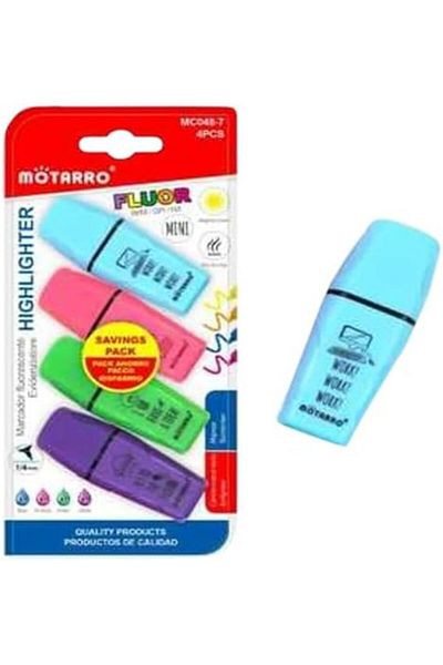 MOTARRO Highlighters – Soft Color Highlighter Pens, Smooth Writing & Smudge-free, Ideal For Study