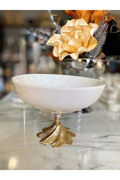 Sillage Home سلطة بورسلين فاخرة وفواكه ووعاء تقديم 24 سم