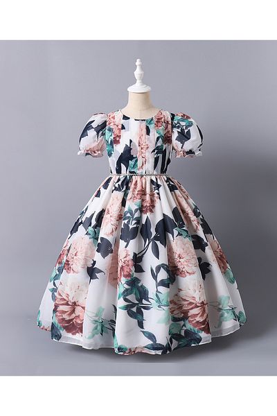 Mark & Mia Half Sleeves All Over Floral Printed Dress - Multicolor