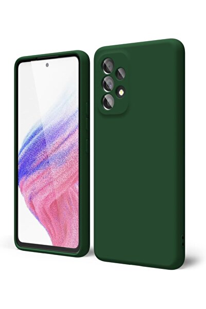 AWH جراب Samsung A53 5G مع واقيين للشاشة، غطاء سيليكون نحيف مقاوم للصدمات، أخ...