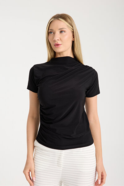 RESSHO ΜΑΥΡΟ ΚΟΝΤΟ ΜΑΝΙΚΙΟ ΜΕ ΚΟΡΔΟΝΙ