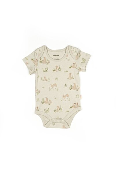 BabyCosy Organic Wear Set of 3 Rabbit bodysuits, BabyCosy, 100% cotton Size: 6-9 months
