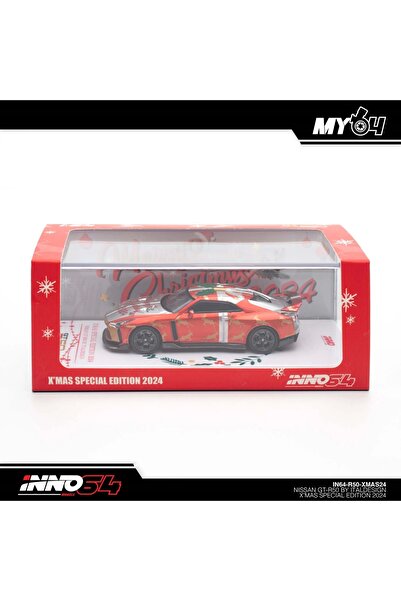 Inno 64 Models إنو 1/64 نيسان GT-R50 "XMAS 2024" إصدار خاص IN64-R50-XMAS24