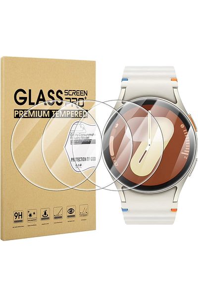 AWH 4-Pack Screen Protector for Galaxy Watch 7 40mm, HD Tempered Glass, Anti-Scratch Protection