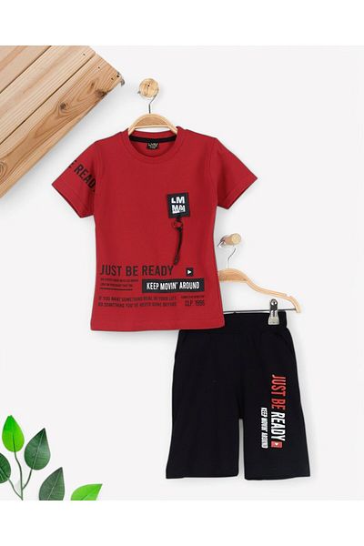 voyyo kids baby Boy 2-3-4-5-6 Years Old Summer Printed Shorts Suit