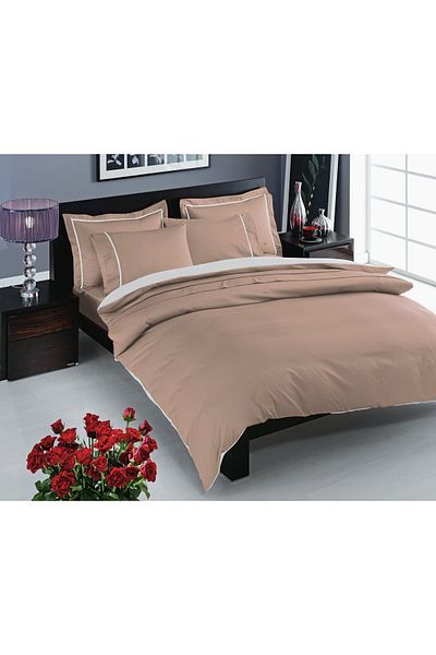 Taç Комплект завивки Prestige Saten Deluxe Double Cappuccino
