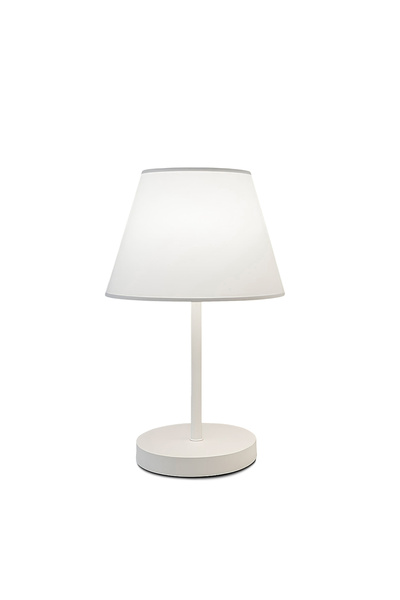 HOMİNG Homing Set of 2 Bedroom White Pedestal Lampshade 241965