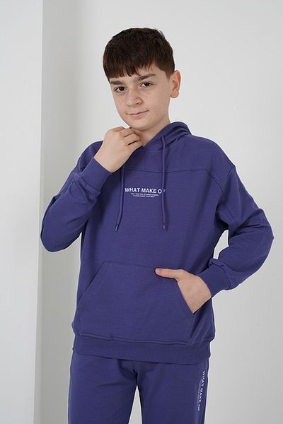 HayKids Σετ αθλητικής φόρμας με κουκούλα για αγόρια με δύο κλωστές