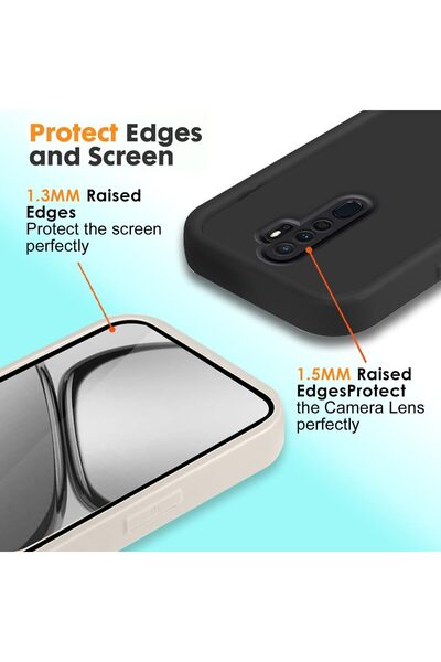 Fibaks Oppo A5/A9 2020 Compatible Case with Camera Protection Soft Textured Shock Absorbing Burgundy Silicone Cover