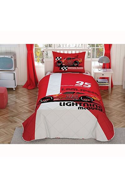 Taç Disney Cars Speed Cotton Licensed Quilt Set