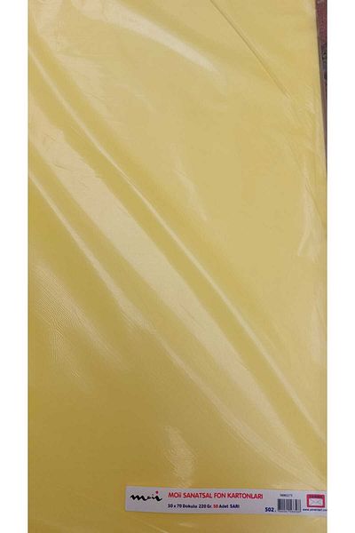 Yener Yellow 50 Pieces, 50X70 220 g Moii Artistic Fund Cartons