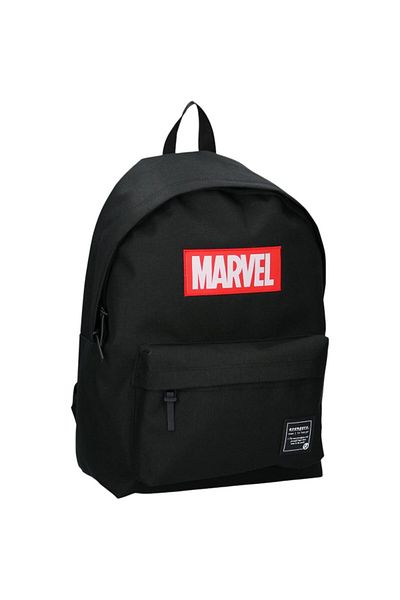 Disney Ghiozdan Disney Fashion Avengers Devoted To Protect, 14x30x43 cm, Negru