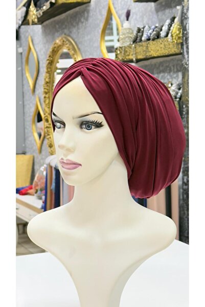 zagreus Kadın bordo sendı kumaş büzgülü salaş bone günlükte cok terçih edilen