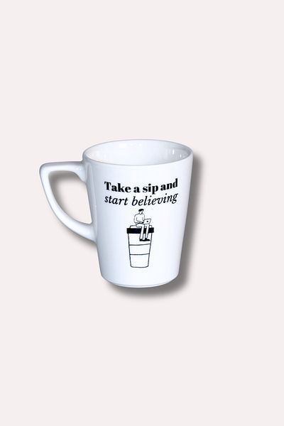 Milky Way Design Take a Sip Porcelain Mug - 300 Cc