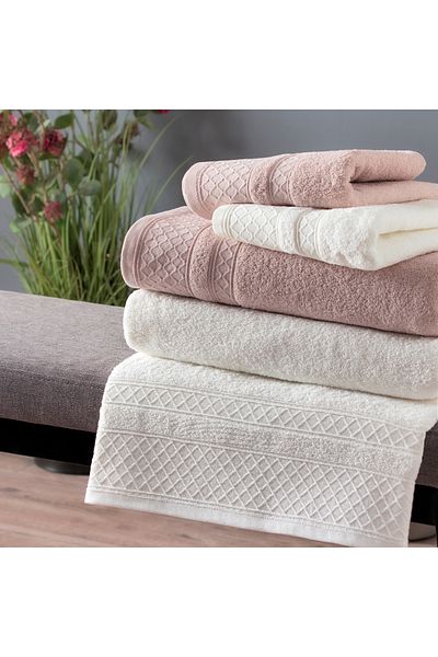Taç Bliss Pure Cotton Οικογενειακό Σετ Πούδρα Εκρού